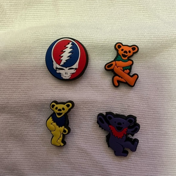 Grateful Dead Jibbitz croc charms NWOT - Picture 3 of 6